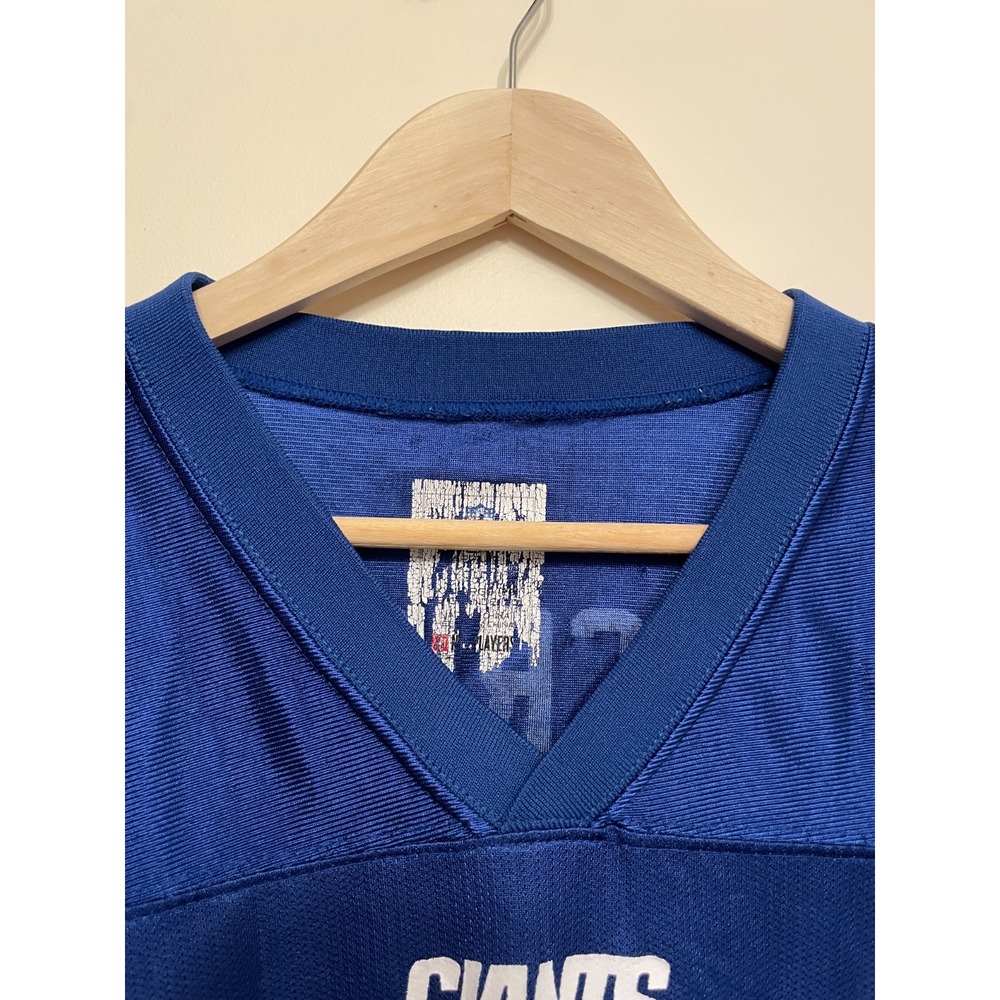 NY Giants Jersey Cruz‎ #80 Youth XXL Blue White NFL V-Neck Football New York - Picture 4 of 7